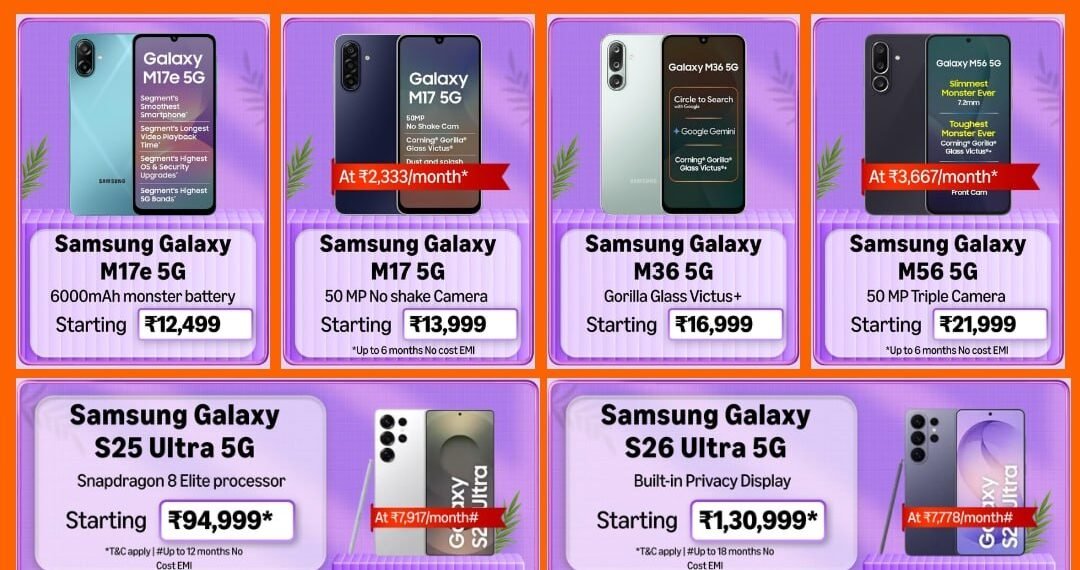 Best Samsung Phones to Buy in India in May 2026