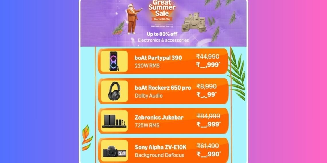 Amazon GREAT SUMMER SALE