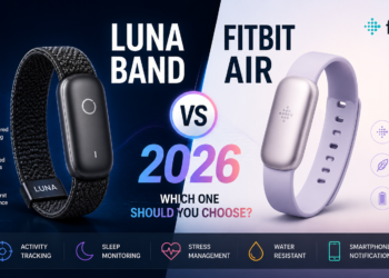 Luna Band vs Fitbit Air 2026 – Screenless Fitness Tracker Comparison