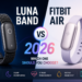 Luna Band vs Fitbit Air 2026 – Screenless Fitness Tracker Comparison