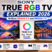 Sony True RGB BRAVIA 9 II vs OLED vs Mini-LED Comparison 2026