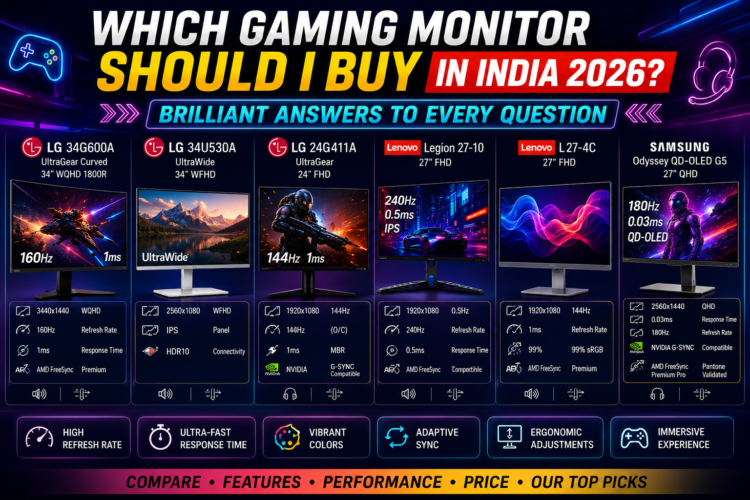 which gaming monitor should I buy in India 2026