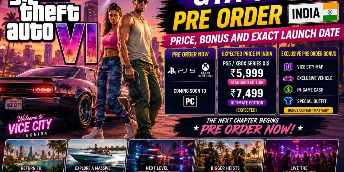 GTA 6 pre order India price and launch date guide
