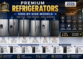 Premium side by side refrigerator models compared in India